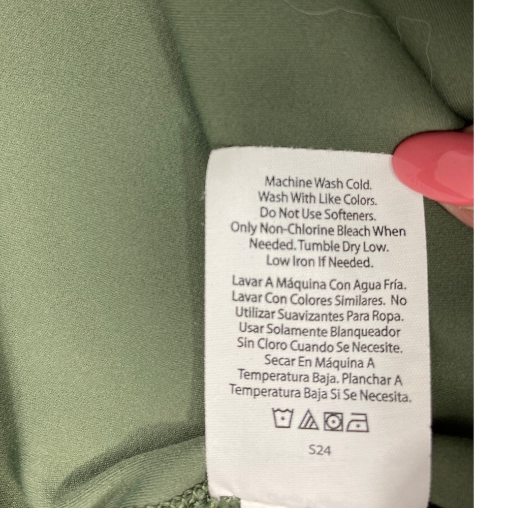 Avia Pants Womens XXL Green  Flare Leg High Rise Athletic Yoga Leggings Casual - Picture 5 of 10